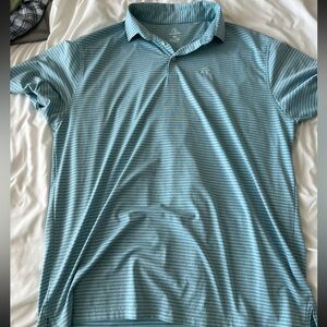 Rhoback XL blue striped polo